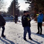 Modelářům sníh nevadí. Létáním na lyžích se v Táboře bavili celý den