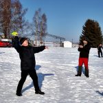 Modelářům sníh nevadí. Létáním na lyžích se v Táboře bavili celý den