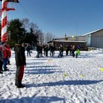 Modelářům sníh nevadí. Létáním na lyžích se v Táboře bavili celý den