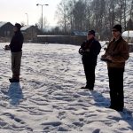 Modelářům sníh nevadí. Létáním na lyžích se v Táboře bavili celý den