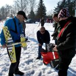 Modelářům sníh nevadí. Létáním na lyžích se v Táboře bavili celý den