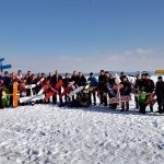 Modelářům sníh nevadí. Létáním na lyžích se v Táboře bavili celý den