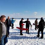 Modelářům sníh nevadí. Létáním na lyžích se v Táboře bavili celý den