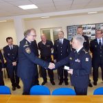Řediteli jindřichohradeckých hasičů Janu Všetečkovi poděkovali za práci kolegové z celého kraje