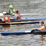 Olympijská vítězka fandila na břehu řeky Otavy