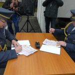 Slavnostní nástup vojáků ve Strakonicích. Útvar bude mít nového velitele