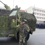 Slavnostní nástup vojáků ve Strakonicích. Útvar bude mít nového velitele