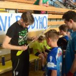 Florbalový reprezentant Patrik Dóža opět dorazil do Milevska