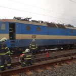 Zpoždění vlaků na trati Praha – Tábor bylo kvůli požáru lokomotivy