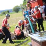 Okrskovou soutěž vyhráli domácí hasiči z Pamětic a ženy z Čížové
