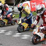 Na hradišťském kopci se proháněly malé motorky