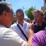 Prezident Miloš Zeman debatoval s lidmi Milevsku. Mladíka s píšťalkou málem inzultovali