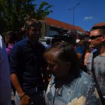 Prezident Miloš Zeman debatoval s lidmi Milevsku. Mladíka s píšťalkou málem inzultovali