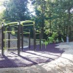 Městské lesy vybudovaly pro Krumlováky nový fitness koutek