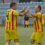 Zase za rok, skandovali fotbalisté Junioru u dudáka na náměstí