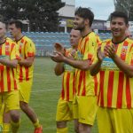 Zase za rok, skandovali fotbalisté Junioru u dudáka na náměstí
