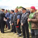 Nedvědičtí dobrovolní hasiči předvedli historickou stříkačku i útok