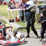 Na Hradišti se jel třetí závod republikového šampionátu v kartingu