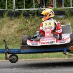 Na Hradišti se jel třetí závod republikového šampionátu v kartingu
