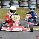 Na Hradišti se jel třetí závod republikového šampionátu v kartingu