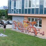 Mladí umělci posprejovali budovu DDM. Legálně