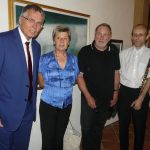 Herec Jiří Štěpnička s bratrem Janem Samcem zahájili vzpomínkovou výstavu na svého otce