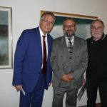 Herec Jiří Štěpnička s bratrem Janem Samcem zahájili vzpomínkovou výstavu na svého otce