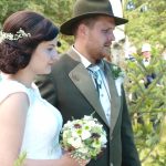 Myslivecká svatba se odehrála podle starého rituálu