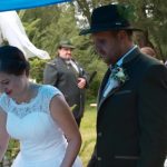 Myslivecká svatba se odehrála podle starého rituálu