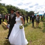 Myslivecká svatba se odehrála podle starého rituálu