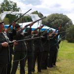 Myslivecká svatba se odehrála podle starého rituálu