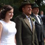 Myslivecká svatba se odehrála podle starého rituálu