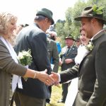 Myslivecká svatba se odehrála podle starého rituálu