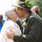 Myslivecká svatba se odehrála podle starého rituálu