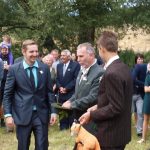 Myslivecká svatba se odehrála podle starého rituálu