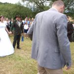 Myslivecká svatba se odehrála podle starého rituálu