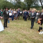 Myslivecká svatba se odehrála podle starého rituálu