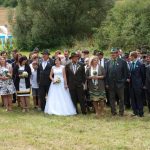 Myslivecká svatba se odehrála podle starého rituálu