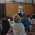 Mladí basketbalisté mají soustředění ve Volyni, dorazil za nimi i Miroslav Vondřička