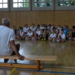 Mladí basketbalisté mají soustředění ve Volyni, dorazil za nimi i Miroslav Vondřička
