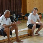 Mladí basketbalisté mají soustředění ve Volyni, dorazil za nimi i Miroslav Vondřička