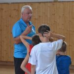 Mladí basketbalisté mají soustředění ve Volyni, dorazil za nimi i Miroslav Vondřička