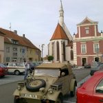 Historická vozidla jedou o Pohár města Soběslav