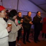 Na zdar festivalu si starosta s organizátory připil strakonickým pivem