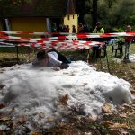 Jubilejní ročník branného závodu děti překvapil. Strážníci připravili disciplínu na sněhu
