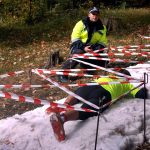 Jubilejní ročník branného závodu děti překvapil. Strážníci připravili disciplínu na sněhu