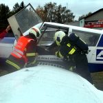 K havárii letadla v Táboře jeli hasiči, policisté i záchranáři. Šlo naštěstí jen o cvičení