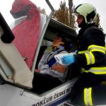 K havárii letadla v Táboře jeli hasiči, policisté i záchranáři. Šlo naštěstí jen o cvičení