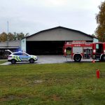 K havárii letadla v Táboře jeli hasiči, policisté i záchranáři. Šlo naštěstí jen o cvičení