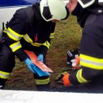 K havárii letadla v Táboře jeli hasiči, policisté i záchranáři. Šlo naštěstí jen o cvičení